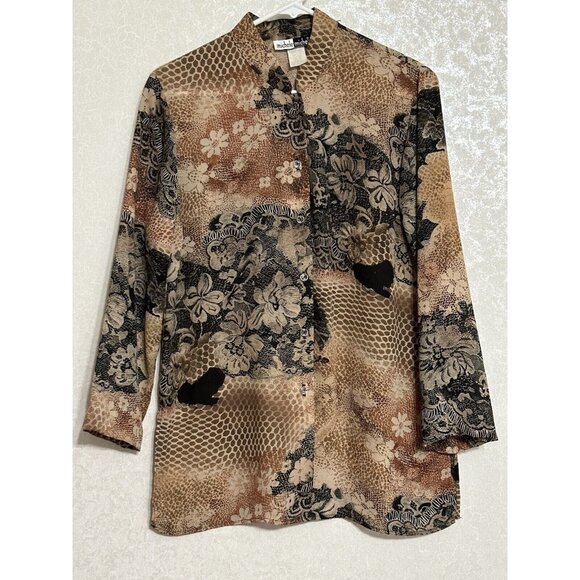Floral Patterned Women's Top - Picture 1 of 5